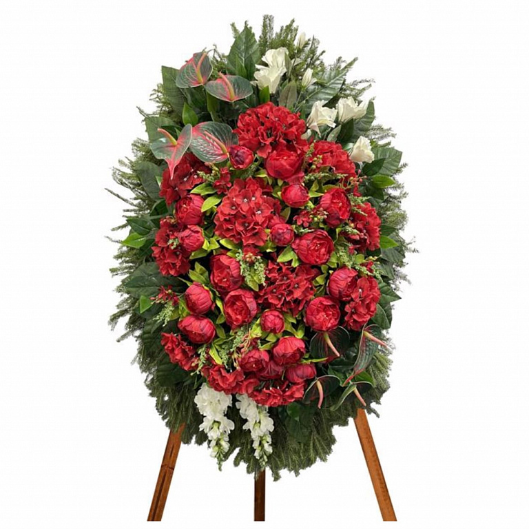 Венок на стойке N°8