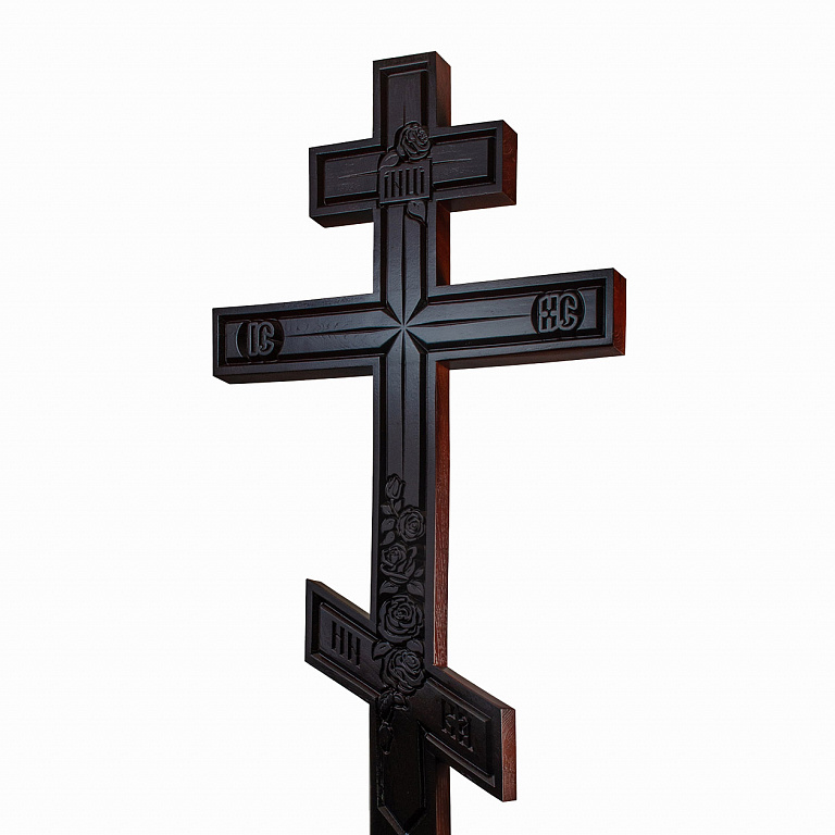 Крест Цветы
